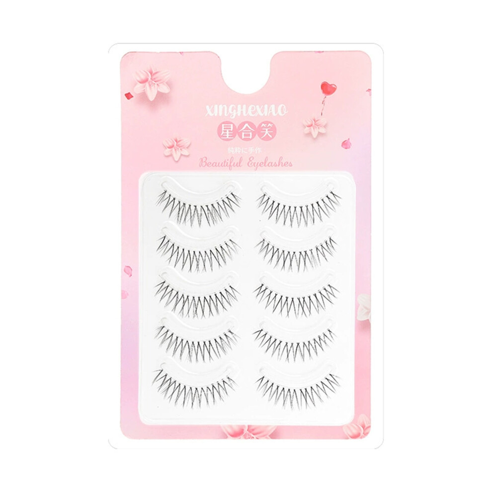 Phui-Pet-Supplies Natural Thin V-Shaped Lashes, Reusable & Lightweight