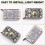 2X Chameleon V2.0 RFID  Chip Reader Emulator+UID Keychain/CUID Card 125K 13.56M Card Decode NFC Duplicator 10