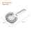 (Ice filter 1) Stainless Steel Cocktail Strainer - Short Handle 3