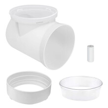 90 Degree Clothes Dryer Vent Elbow SaferHookup Dryer Duct Connector Kit for 4 Inch Tubes,Dryer Vent Connector Elbow Kit