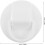 8pcs plástico branco D-anel patch amarrar anéis para baixo para paddleboards infláveis e caiaques 8