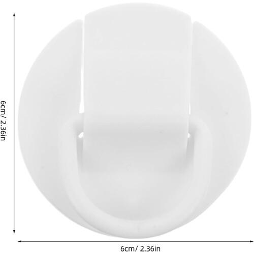 8pcs plástico branco D-anel patch amarrar anéis para baixo para paddleboards infláveis e caiaques 1