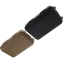 Conjunto de caixa de armazenamento de sobrevivência ao ar livre grande de 2pcs, caso seco à prova de choque impermeável
