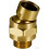 Solid Brass Shower  Swivel  Adapter, Adjustable Shower Arm Extension Sho 1