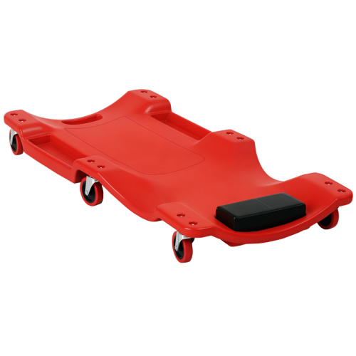 Rolling Mechanics Creeper with Headrest & Tool Tray, 120kg Capacity