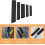 Conjunto de protetor universal impermeável de corte de 5pcs com forro de aglomeração 3