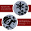 24PCS reutilizáveis Christmas Face Paint Stencils Modelos de desenho ocos 3