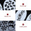 24PCS reutilizáveis Christmas Face Paint Stencils Modelos de desenho ocos 7