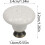 (High bottom white, 1pc) Ceramic Cabinet Knobs for Doors & Drawers 1