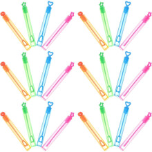 24pcs Mini varinhas de bolha para varinha de bolha recarregável vazia cores assortidas festa ao ar livre de verão