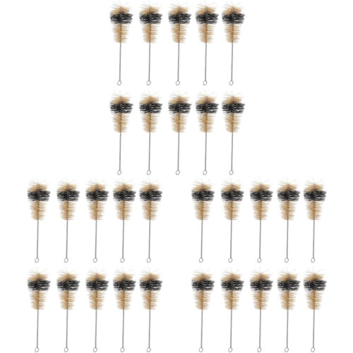 Escova de garrafa de laboratório de 30pcs Escova de limpeza útil para experimentos de laboratório