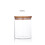 (450ML) Bamboo Lid Glass Jar for Tea/Coffee Storage 1