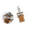 2Pcs Ohm Push Pull Potentionmeter Brass Metric Split Standard Shaft Volume Tone  Electric Guitar A250K 6