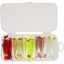 30pcs simulação de iscos de pesca isco falso para encantadores iscos de pesca para lure artificial grande