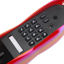 New Red Lips Landline Phone European Fashionable Desktop Telephone Corded Fixed Phone for Home Hotel Office