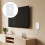 Cable Brush Wall Plate with Low Voltage Mounting Bracket Cable Pass Through Insert Single Gang Wall Cover 5