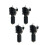 4 Pcs for    Ceramic Hotend Nozzle Kit Integrated Metal Nozzle 3D Printer Accessory 1