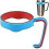 car cup handle blue 1