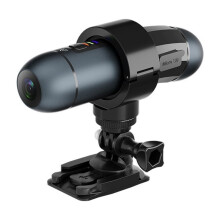 Caméscope Extérieur Multi-Usage avec Enregistrement Avant et Arrière 32G, Étanche IP66, Autonomie de 3,5 Heures à Haute Intensité