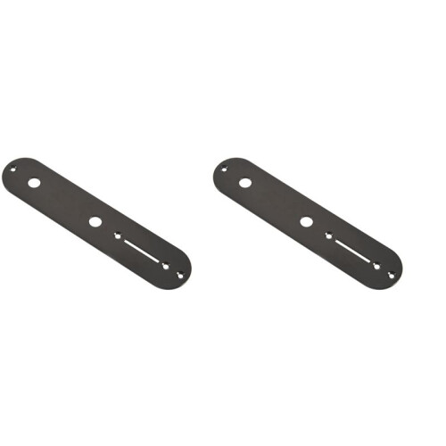 2pcs 32MM Width Control Plate for  TL Telecaster Tele Guitar Replacement, Black