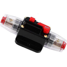 40A Circuit Breaker Auto Waterproof Circuit Breaker 12V-24V Dc Inline Fuse Holder Manual Reset Switc