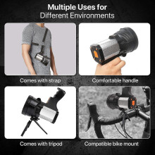 Ultra Powerful Usb Rechargeable Led Flashlight High Power Waterproof Flashlight