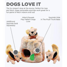 Hide Squirrel Puppy Toy