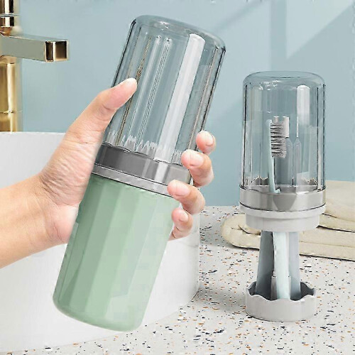 Dust-Proof Storage Toothbrush Cup White 2