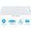 Non-slip bath mat with 200 suction cups 100 x 40 cm - Transparent 1