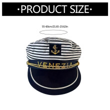 Breathable Multifunctional Hat Elegant Men Women Hat Unisex Adjustable Hat for Party Role Playing Marine Outfits
