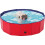 Dog Pool with Drain Collapsible Plastic 1