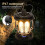 Led Retro USB Rechargeable Camping Lantern Dimmable Warm White Light 1