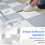 900PCS 1.5mm Wall Floor Tile Leveling System Clips Ceramic Spacers Straps Kit Set for Tile Laying Construction Tools 1