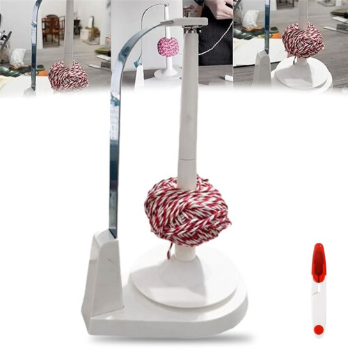 Magnetischer Garnhalter, Magnetischer, Verwicklungsfreier Hängehalter zum Selberstricken oder Häkeln 2