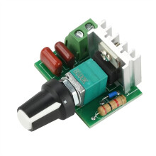 500W Electric Furnace Fan Speed Controller AC 220V Dimming Temperature and Voltage Regulating