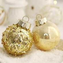 25Pcs Christmas Tree Balls Ornaments, for Indoor/Outdoor Christmas Tree Holiday Party Home Decor(Go