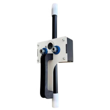 Puxador de Fios Manual Multifuncional de 8mm para Eletricistas em Canos, Espaços Estreitos, Paredes e Instalações Subterrâneas (Preto)