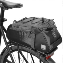 8l Bicycle Rear Seat Trunk Bag Large Capacity Rear Panniers Bag Reflective Rear Saddle Bag Mtb Road