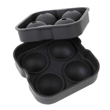 1 Pcs Ice Ball Maker, Reusable Ice Cube Mold, Easy Release Silicone Round Ice Sphere Tray with Lids,