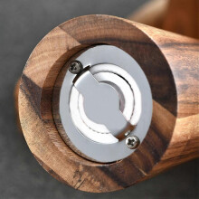 Wooden Salt & Pepper Grinder Kit Salt And Pepper Mill Spice Herb Grinder Cafe A+
