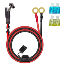 10AWG 2FT Charger Cable, SAE to O Ring Terminal Quick Disconnect Harness, 2 Pin SAE Connectors Extension Cables Cord