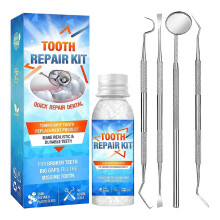 Tooth Repair Kit,Moldable Dental Care Kit for Fixing The Missing and Broken Replacements,Restoring Your Confident Smiles Multicolor