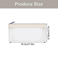 Money Bags with Zippers,Money Pouch,Clear Bank Deposit Bag Cash Bag,Multipurpose Check Wallet Collectors for Women Men