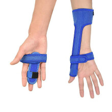 Finger Splint Support with Wrist Brace, Adjustable Arthritis Protector