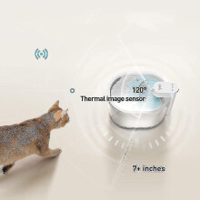 Cat Water Fountain Cordless Battery Powered Cat Water Fountain Automatic Water Fountain for Cats Sup