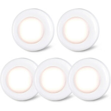 Mini Night Touch Led Lamp, Portable Under Cabinet Lighting for Closet (7Cm, Warm White)