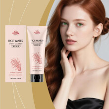 HANCHOBIT Rice Water Foaming Facial Cleanser Gentle Cleansing, Moisturizing and Refreshing, Facial Cleanser, Oil Control Pore Control 150ml