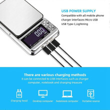 High Precision Jewelry Scale, 1000G * 0.01G Digital Lcd Count Electronic Scale Stainless Pocket Kitc