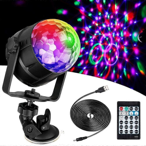 Spotlight Hook, Spotlight Pole Disco Ball LED Disco Light with 15 Light Shapes