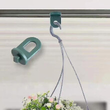 Pack of 50 Greenhouse Clips - Greenhouse Clips - Easy to Install Small Greenhouse Black Plastic Clip
